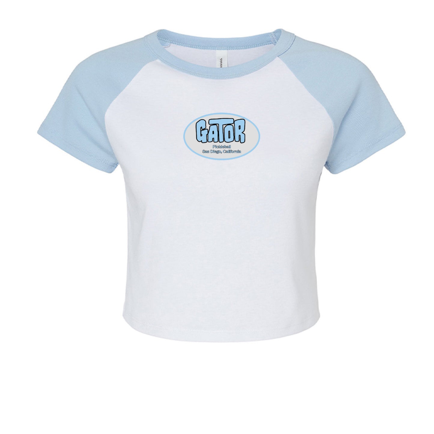 WHITE/ BABY BLUE - FRONT