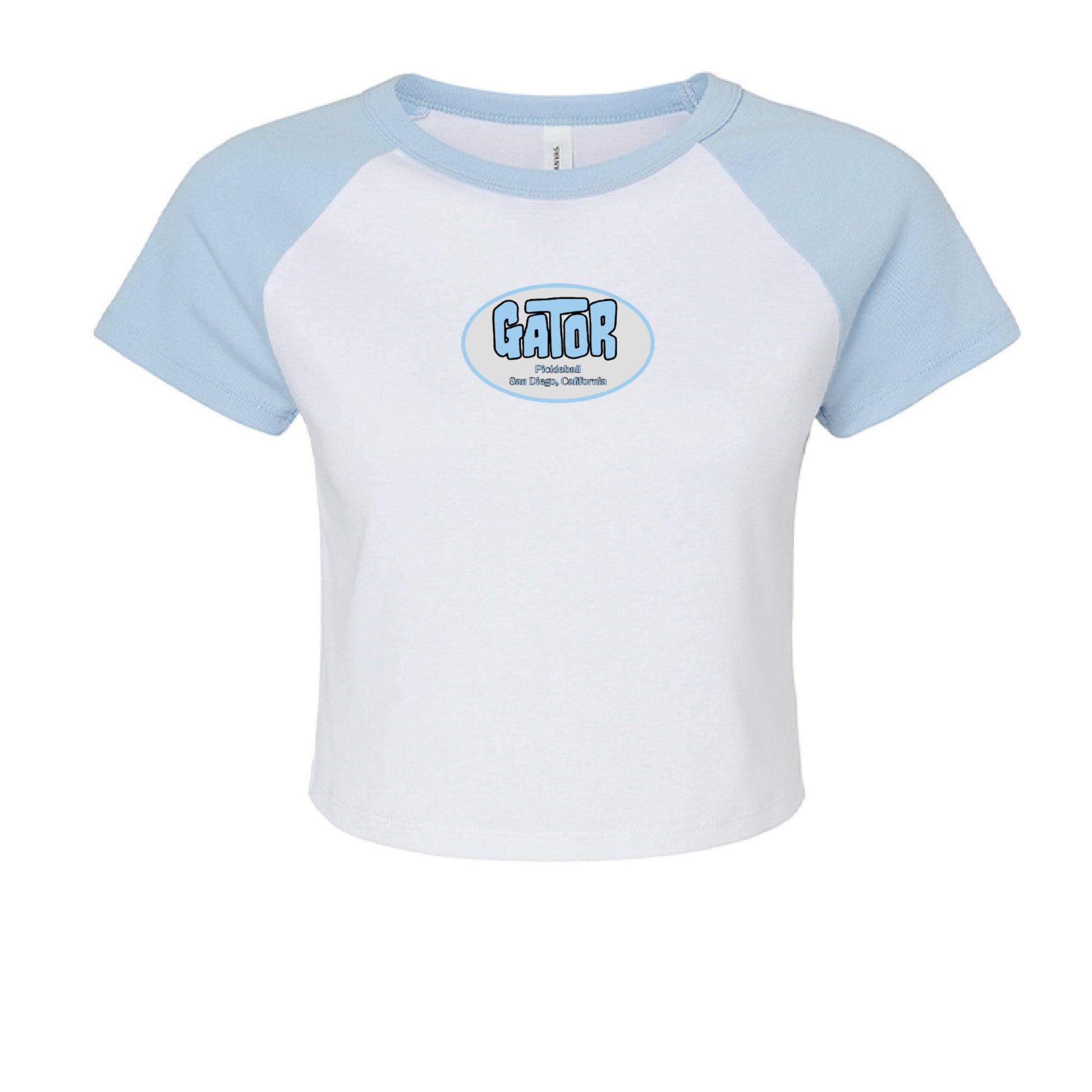 WHITE/ BABY BLUE - FRONT